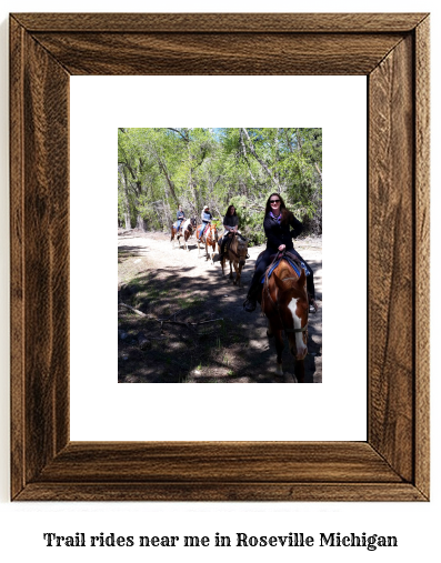 trail rides near me in Roseville, Michigan